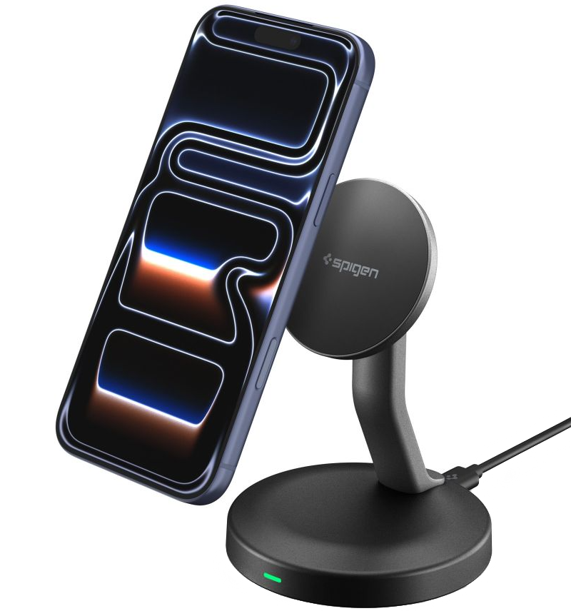 Incarcator Retea Wireless Spigen EF151MS, 15W, 1.67A, Negru