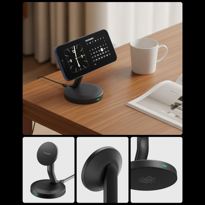 Incarcator Retea Wireless Spigen EF151MS, 15W, 1.67A, Negru