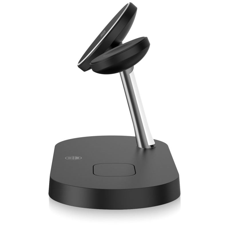 Incarcator Retea Wireless Tech-Protect A12 3in1, 15W, 1.67A, Negru