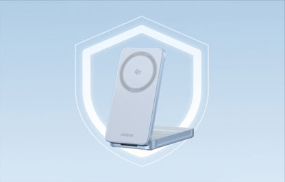 Incarcator Retea Wireless UGREEN MagFlow 2in1, 25W, Albastru