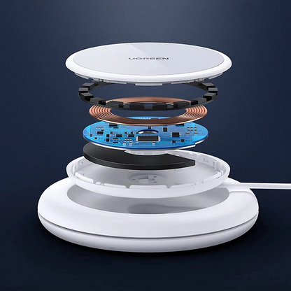 Incarcator Retea Wireless UGREEN CD245 (40123), 15W, 1.67A, Alb