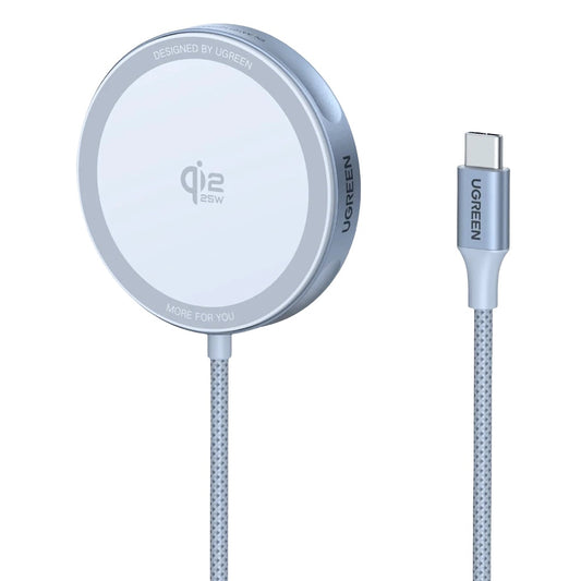 Incarcator Retea Wireless UGREEN MagFlow, 25W, Albastru