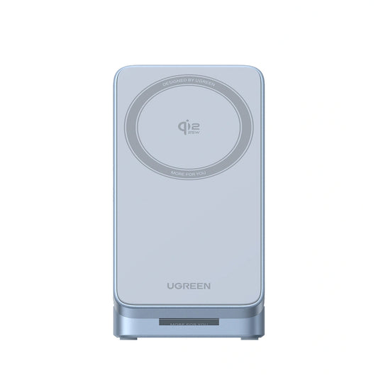 Incarcator Retea Wireless UGREEN W757 (65901) 3in1, 25W, Albastru