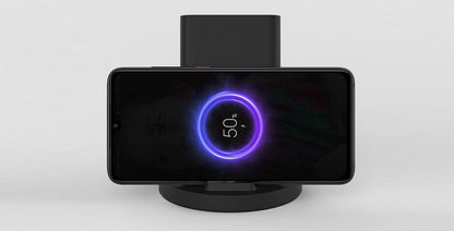 Incarcator Retea Wireless Xiaomi Mi Stand, 20W, 1.8A, Negru GDS4145GL