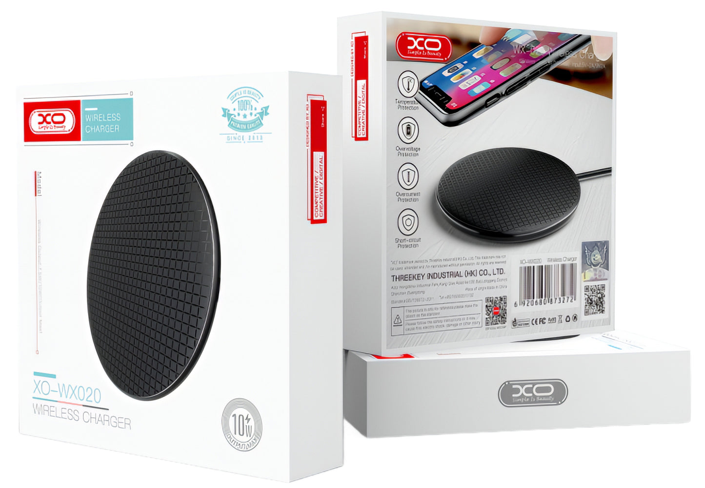 Incarcator Retea Wireless XO Design WX020, 15W, 1.67A, Negru