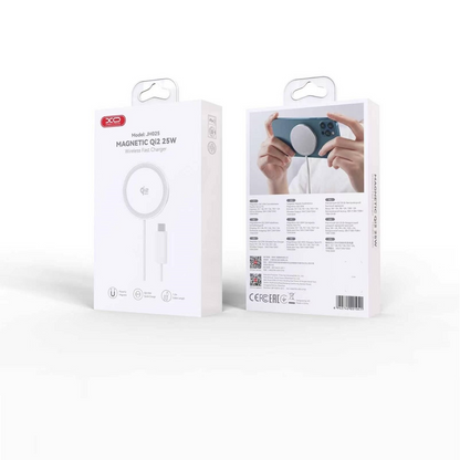 Incarcator Retea Wireless XO Design JH025, 25W, 1.67A, Alb