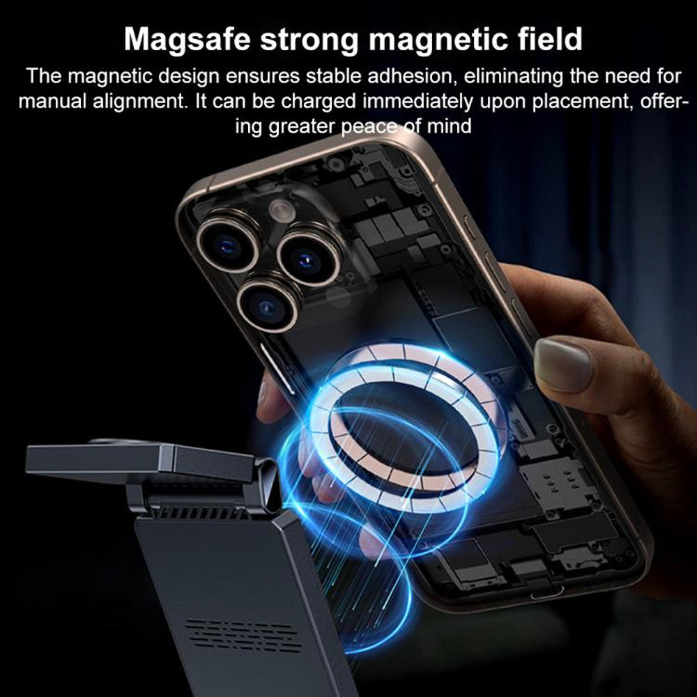 Incarcator Retea Wireless Yesido DS25 3in1, 15W, 1.67A, Negru