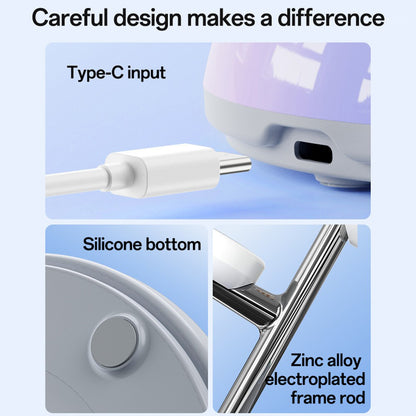 Incarcator Retea Wireless Yesido DS31 3in1, 15W, 1.67A, Alb