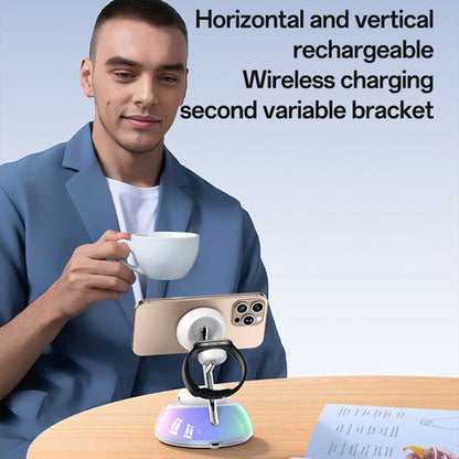 Incarcator Retea Wireless Yesido DS31 3in1, 15W, 1.67A, Alb