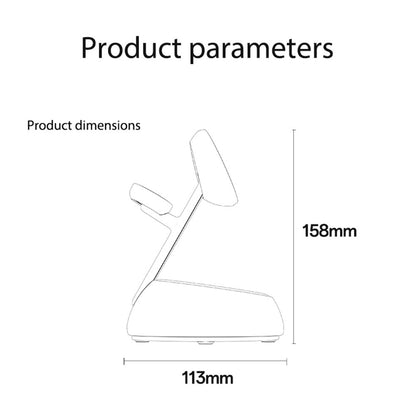 Incarcator Retea Wireless Yesido DS31 3in1, 15W, 1.67A, Alb