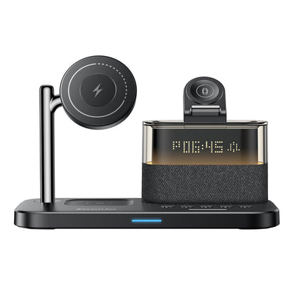 Incarcator Retea Wireless Yesido DS37 Display 3in1, 25W, 1.67A, Negru