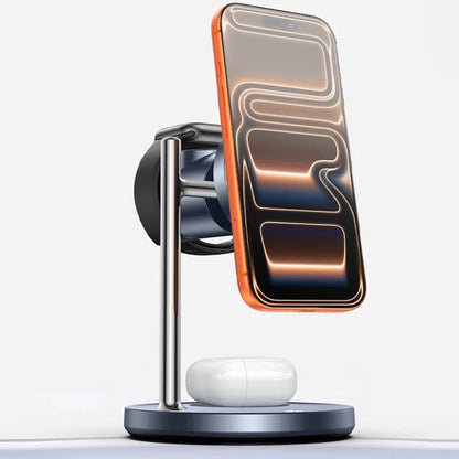 Incarcator Retea Wireless Yesido DS40 3in1, 25W, 1.67A, Negru