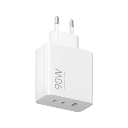 Incarcator Retea Xiaomi, 90W, 6.1A, 1 x USB-A - 2 x USB-C, Alb BHR087MEU