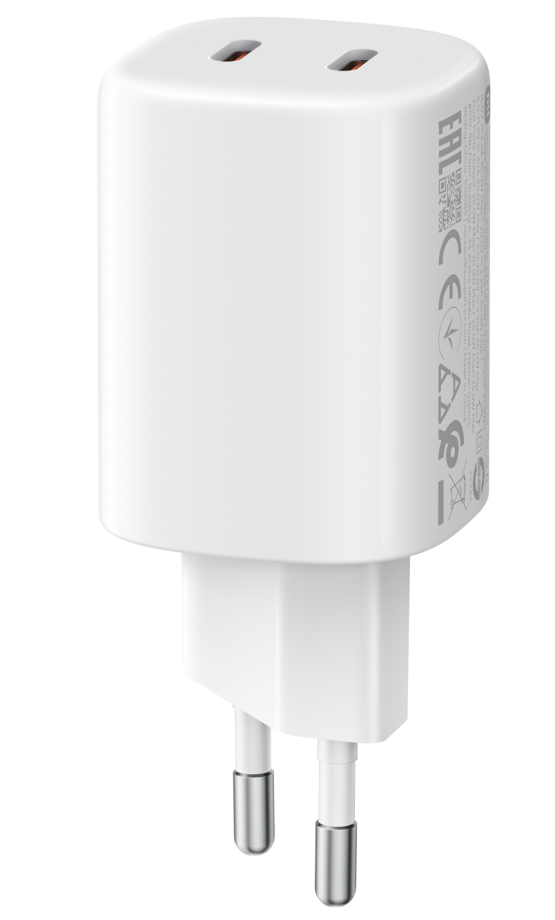 Incarcator Retea Xiaomi Nano Turbo, 45W, 3A, 2 x USB-C, Alb BHR087OEU