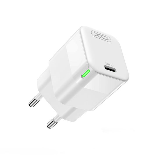 Incarcator Retea XO Design CE06, 30W, 3A, 1 x USB-C, Alb