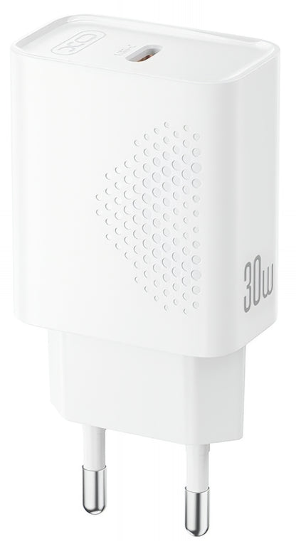 Incarcator Retea XO Design L162, 30W, 3A, 1 x USB-C, Alb