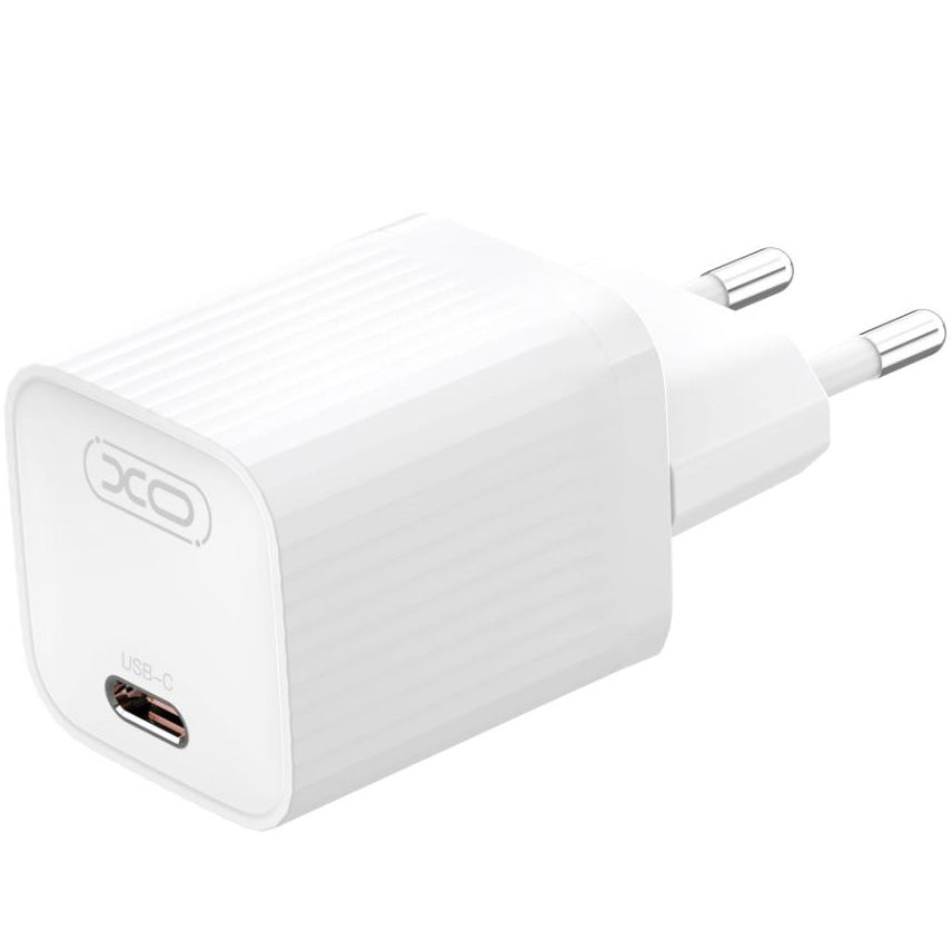 Incarcator Retea XO Design L148, 30W, 3A, 1 x USB-C, Alb