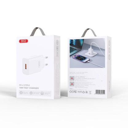Incarcator Retea XO Design L127, 18W, 3A, 1 x USB-A, Alb