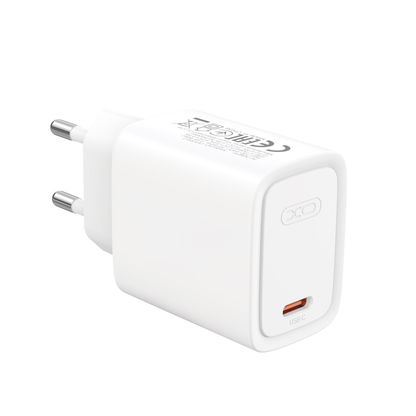 Incarcator Retea XO Design CE53, 30W, 3A, 1 x USB-C, Alb
