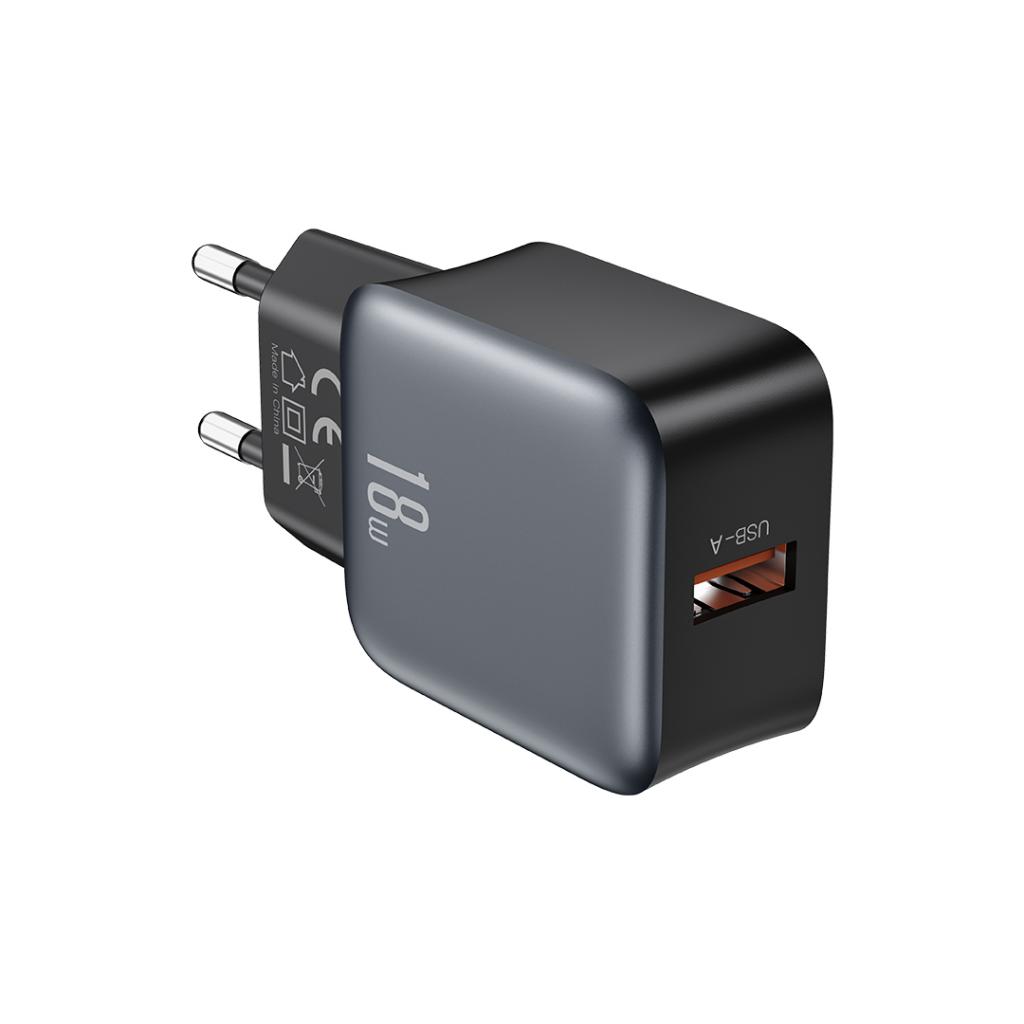 Incarcator Retea XO Design L152, 18W, 3A, 1 x USB-A, Negru