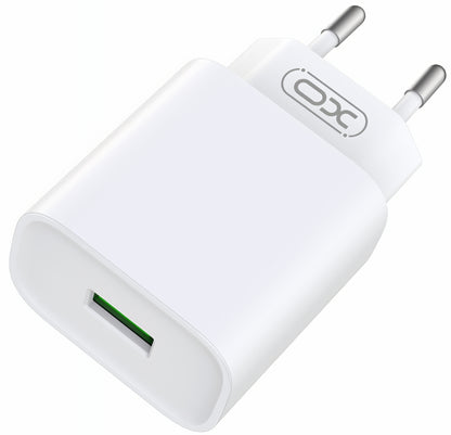 Incarcator Retea XO Design CE02D, 18W, 3A, 1 x USB-A, Alb