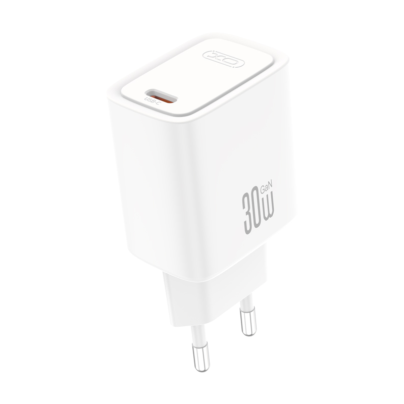 Incarcator Retea XO Design CE53, 30W, 3A, 1 x USB-C, Alb