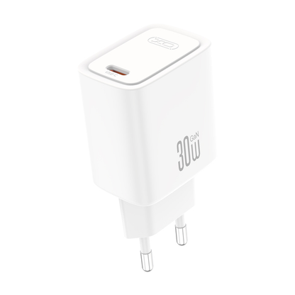 Incarcator Retea XO Design CE53, 30W, 3A, 1 x USB-C, Alb