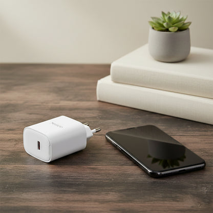 Incarcator Retea Yesido YC01E, 20W, 3A, 1 x USB-C, Alb
