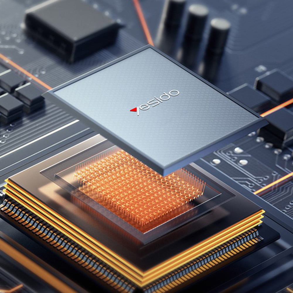 Incarcator Retea Yesido YC142, 100W, 5A, 1 x USB-A - 2 x USB-C, Negru