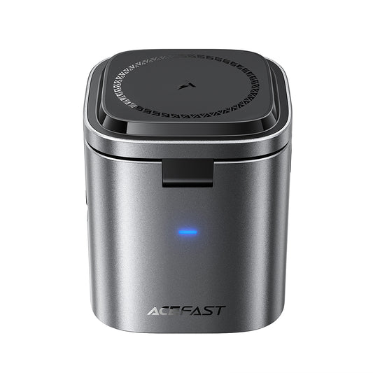 Incarcator Statie Cu Cablu USB-C Acefast Z9 QI 6in1, 80W, 1 x USB-C - 1 x USB-A, Negru