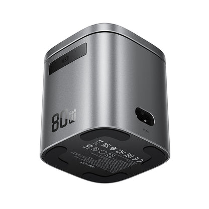Incarcator Statie Cu Cablu USB-C Acefast Z9 QI 6in1, 80W, 1 x USB-C - 1 x USB-A, Negru