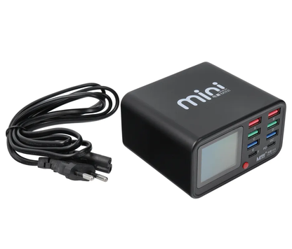 Incarcator Statie MaAnt Dianba Mini, 75W, 2 x USB-C - 6 x USB-A, Negru