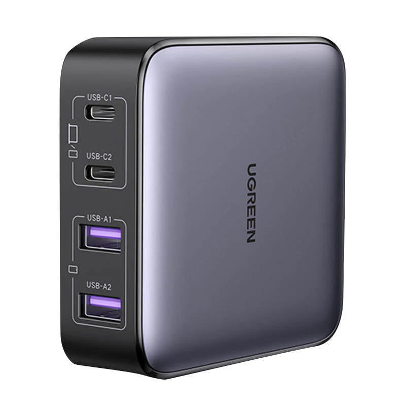 Incarcator Statie UGREEN CD327 Nexode, 65W, 3.25A, 2 x USB-A - 2 x USB-C, Negru
