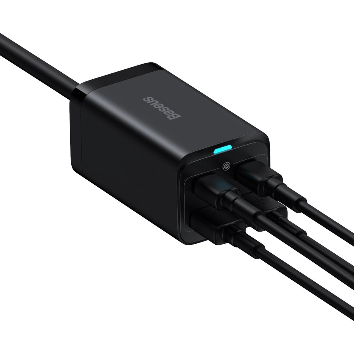 Incarcator Statie USB-C Baseus GaN3 Pro, 100W, 5A, 2 x USB-A - 2 x USB-C, Negru, Resigilat CCGP000101