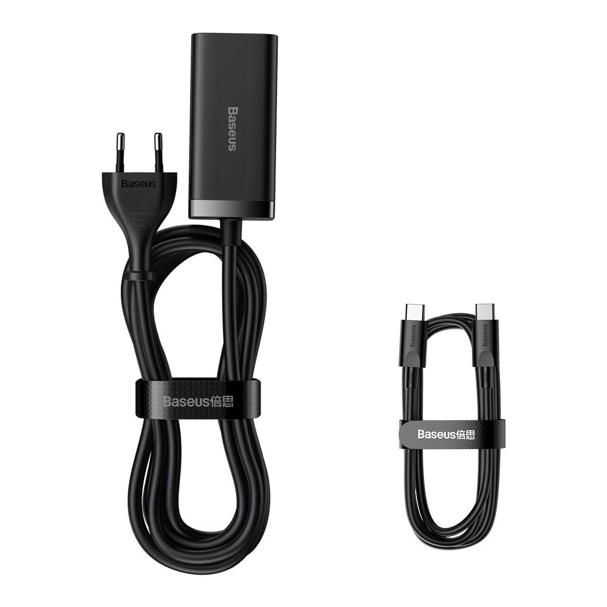 Incarcator Statie USB-C Baseus GaN3 Pro, 100W, 5A, 2 x USB-A - 2 x USB-C, Negru, Resigilat CCGP000101