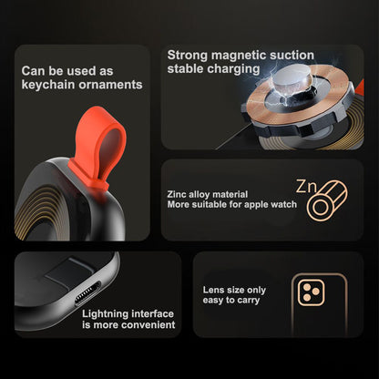 Incarcator Wireless Lito LC03 pentru Apple Watch Series, Alb