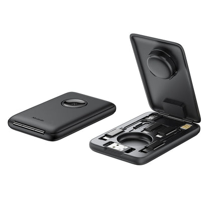 Incarcator Wireless cu Organizator McDodo CH-2440 8in1 pentru Apple Watch Series, Negru