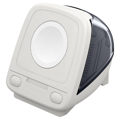Suport Spigen C1 Classic pentru Incarcator Wireless Apple Watch Series, Gri AMP09340