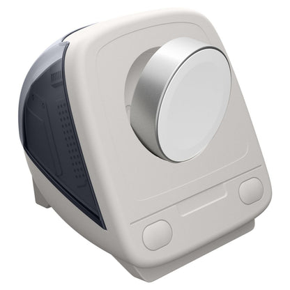 Suport Spigen C1 Classic pentru Incarcator Wireless Apple Watch Series, Gri AMP09340