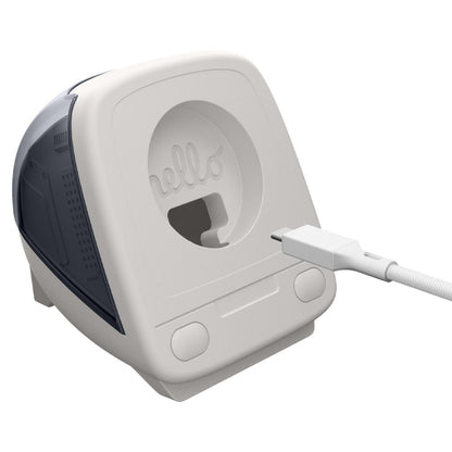 Suport Spigen C1 Classic pentru Incarcator Wireless Apple Watch Series, Gri AMP09340