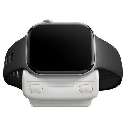 Suport Spigen C1 Classic pentru Incarcator Wireless Apple Watch Series, Gri AMP09340