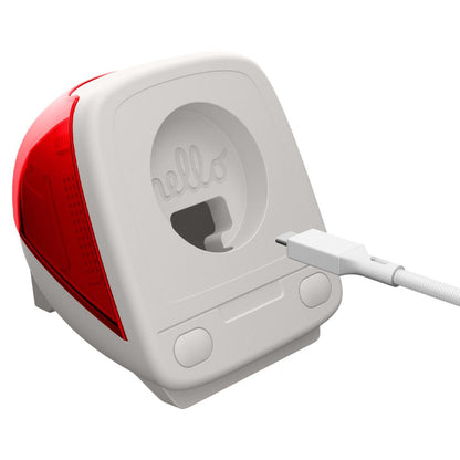 Suport Spigen C1 Classic pentru Incarcator Wireless Apple Watch Series, Rosu AMP09341