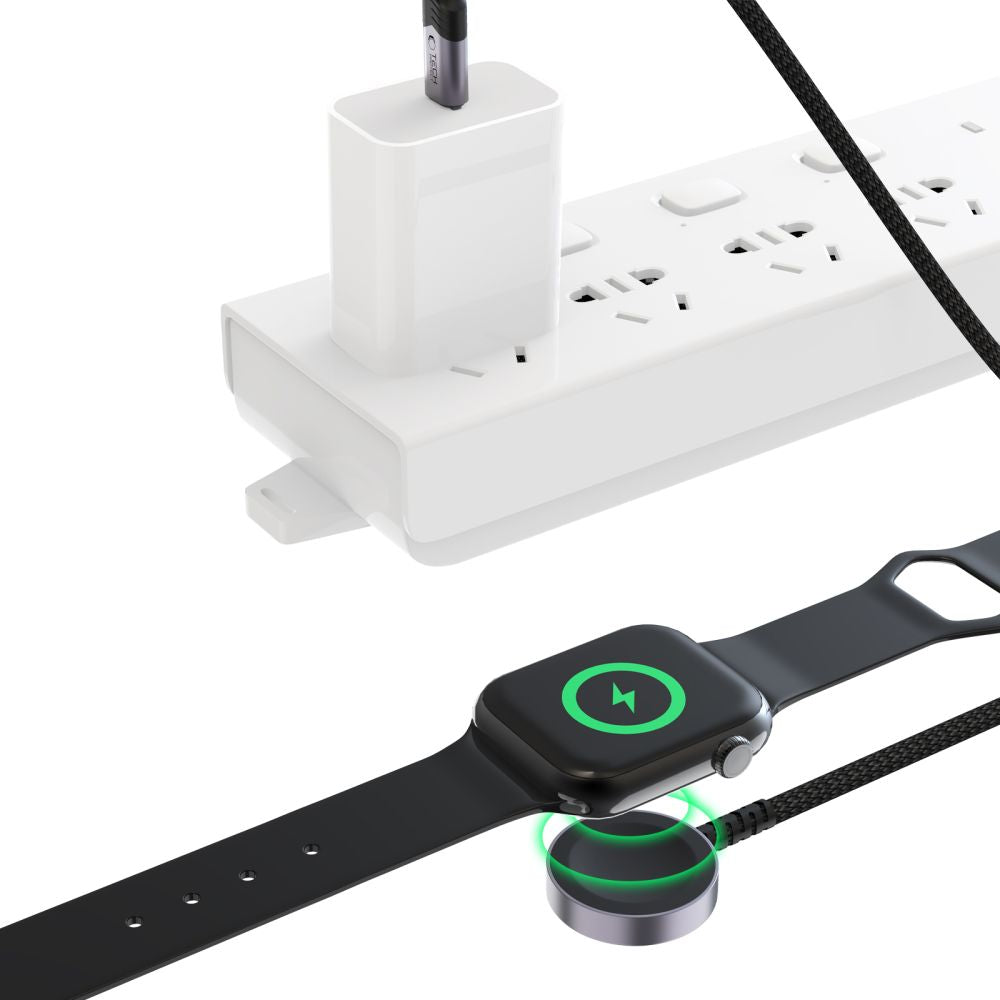 Tech-Protect Incarcator Wireless MC01 Ultraboost pentru Apple Watch Series, Negru