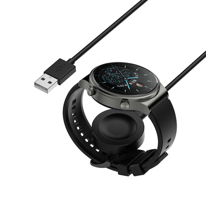Incarcator Wireless Techsuit THC1 pentru Honor Watch / Huawei Watch Series, USB-A, Negru