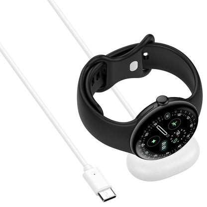 Incarcator Wireless Techsuit THPX pentru Google Pixel Watch 4 Series, Alb