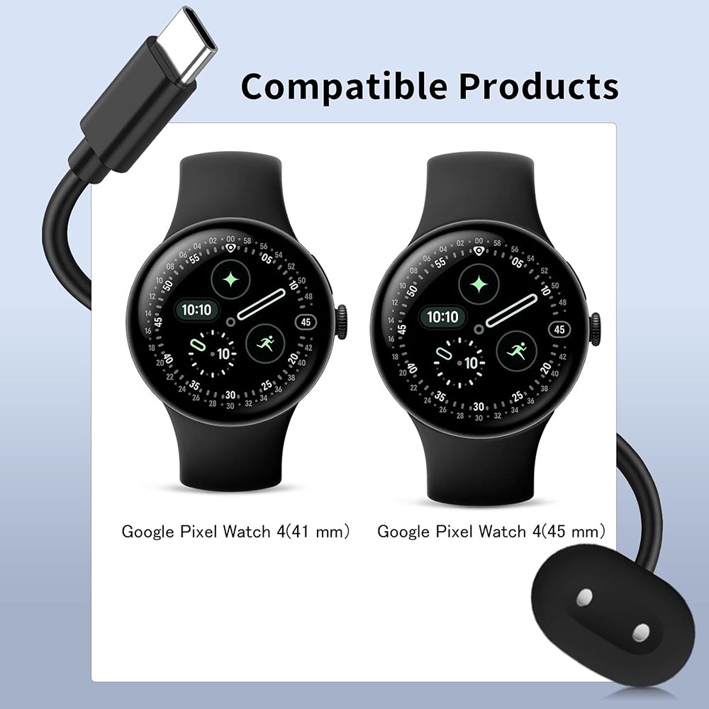 Incarcator Wireless Techsuit THPX pentru Google Pixel Watch 4 Series, Alb