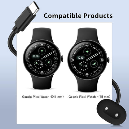 Incarcator Wireless Techsuit THPX pentru Google Pixel Watch 4 Series, Alb