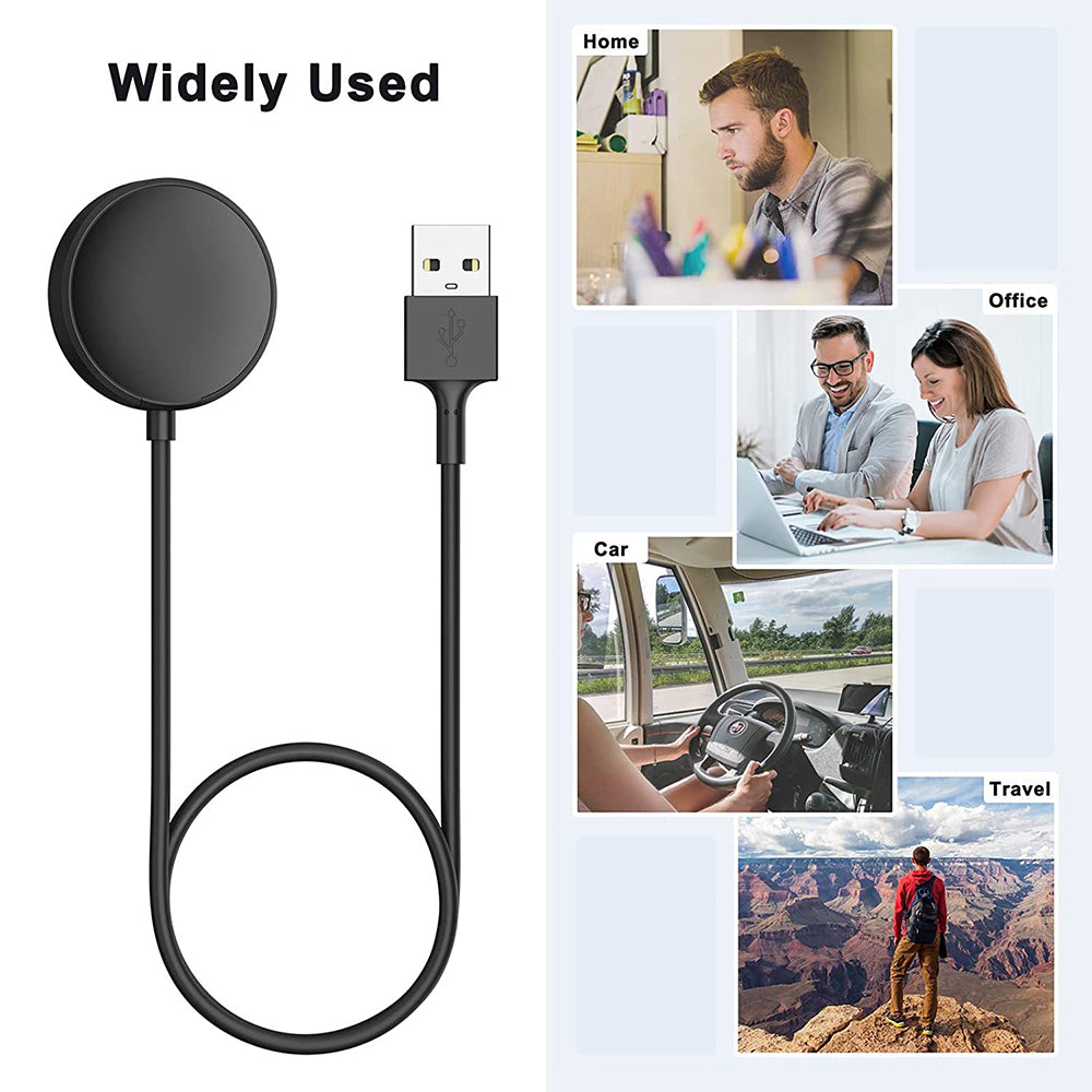 Incarcator Wireless Techsuit TSC12 pentru Samsung Galaxy Watch Series, USB-A, Negru