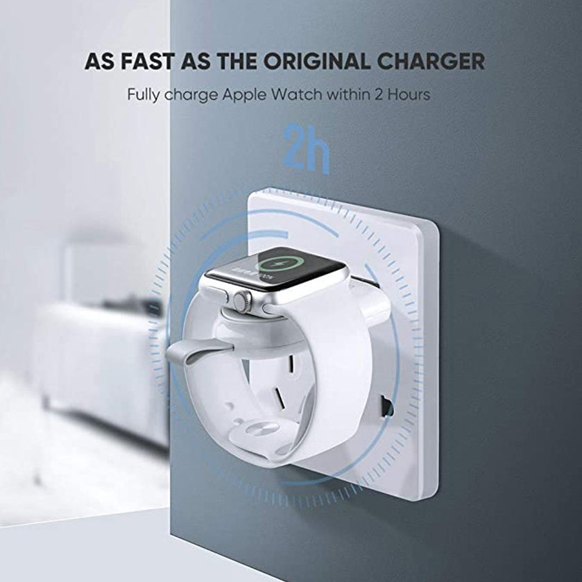 Incarcator Wireless UGREEN pentru Apple Watch Series, Alb
