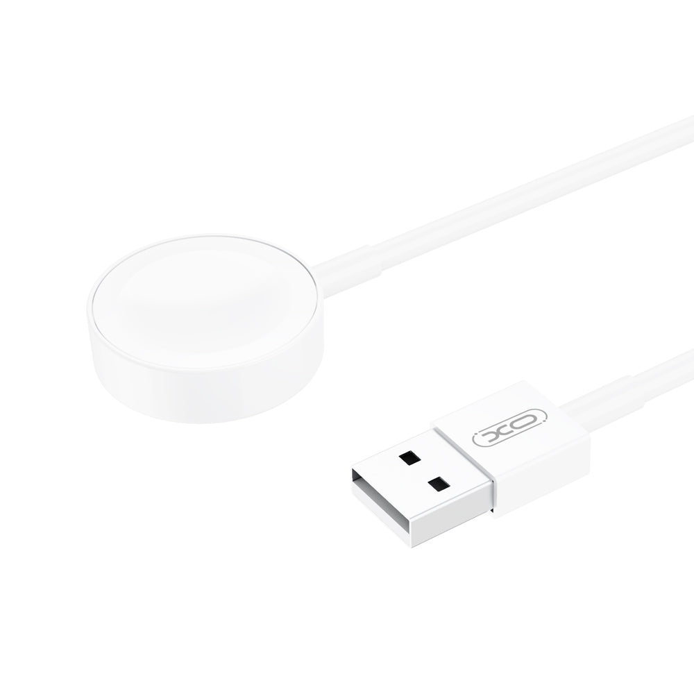 Incarcator Wireless XO Design CX012 pentru Apple Watch Series, USB-A, Alb